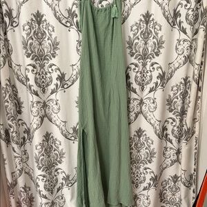 Green dress/swim cover